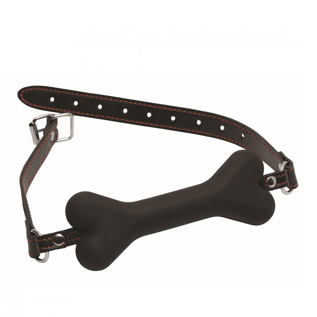 Classic Dog Bone Gag Black
