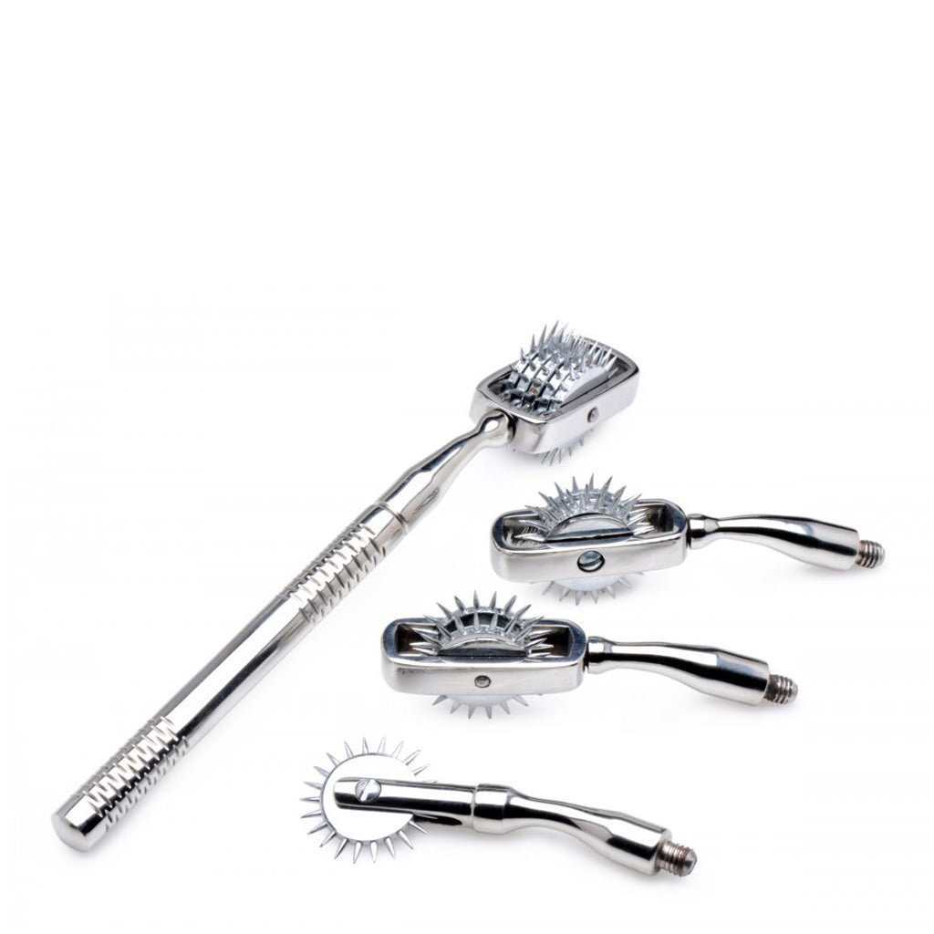 Deluxe Wartenberg Wheel Set with Travel Case