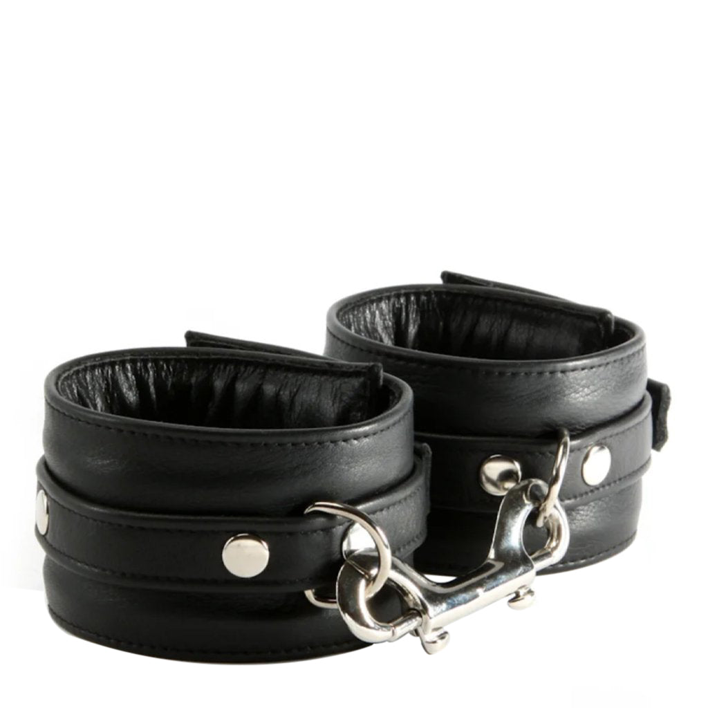 Dos Santos Soft Leather 6cm Ankle Cuffs