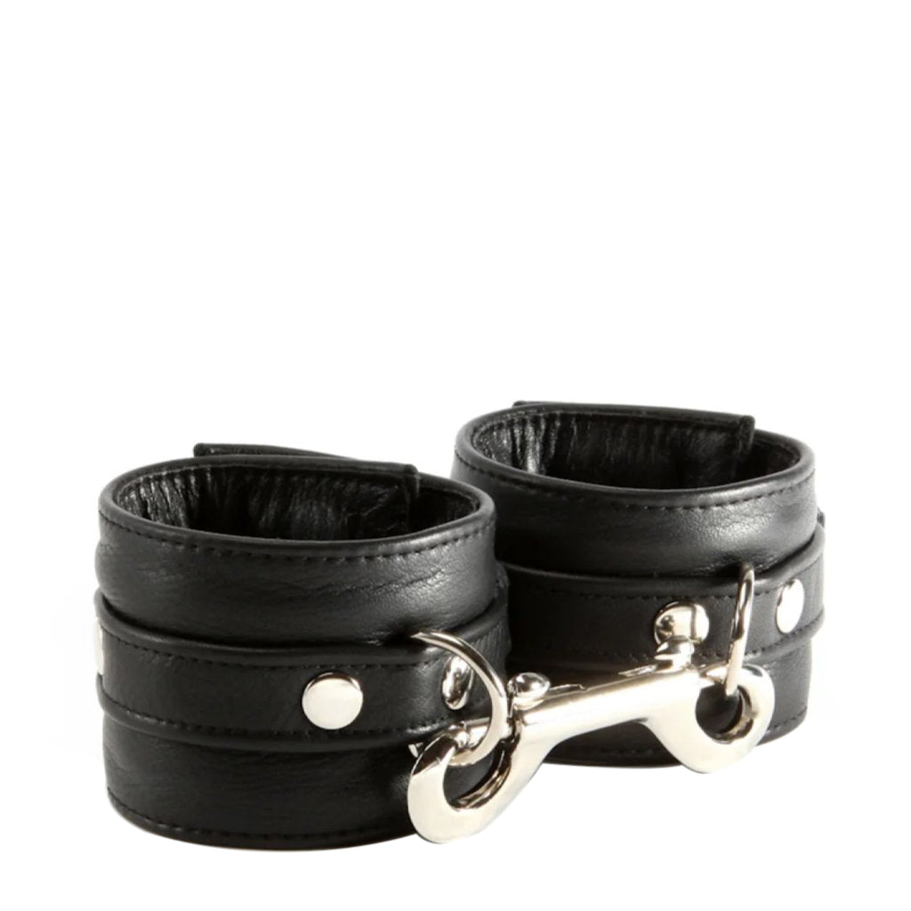 Dos Santos Soft Leather 6cm Wrist Cuffs