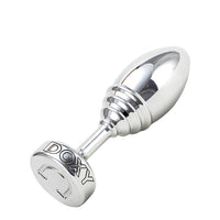 Doxy Ribbed Metal Butt Plug