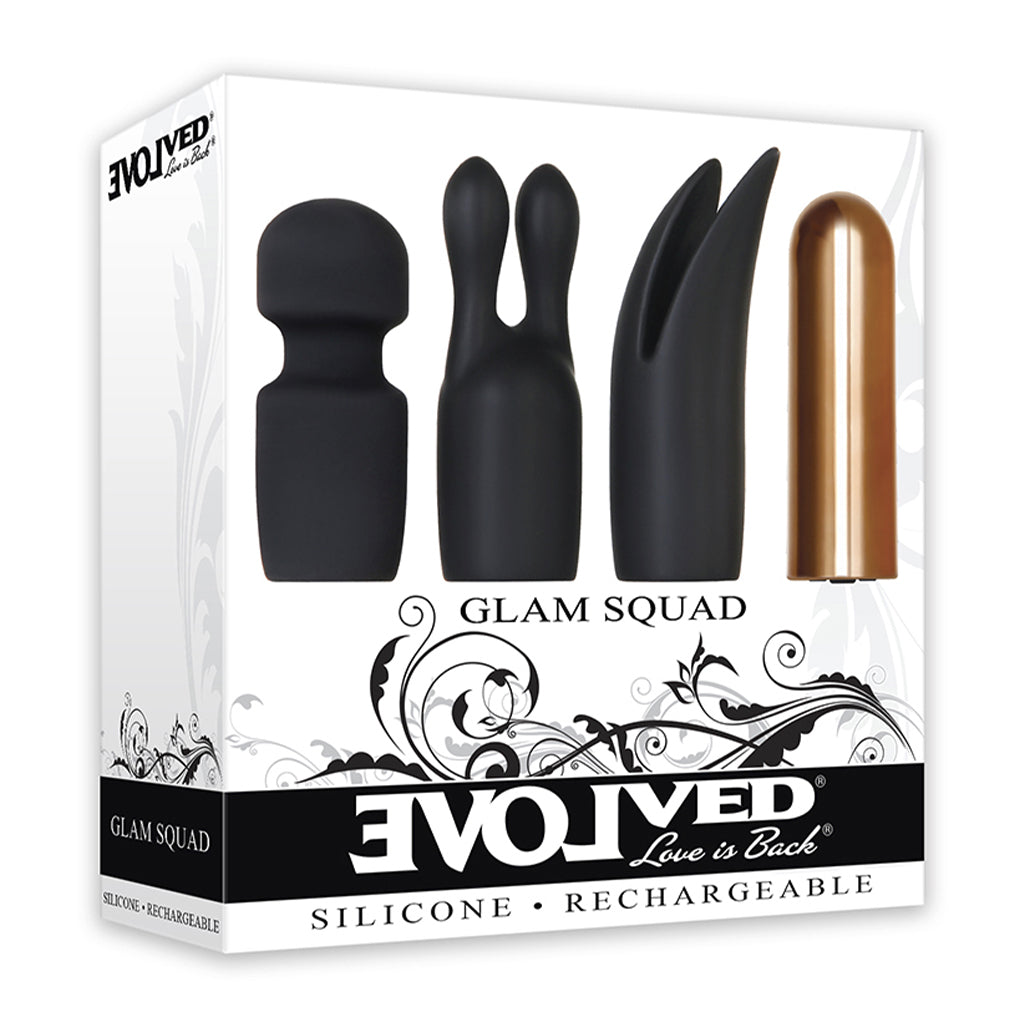 Evolved Glam Squad Bullet with Silicone Attachments