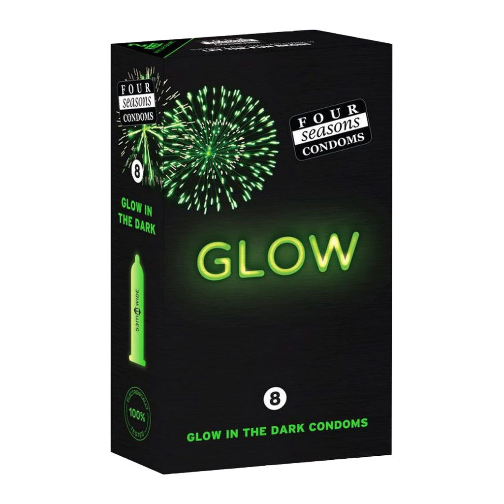 Four Seasons 8s Glow in the Dark Condoms
