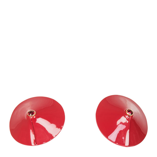 Fraulein Kink Patent Leather Rosso Pasties