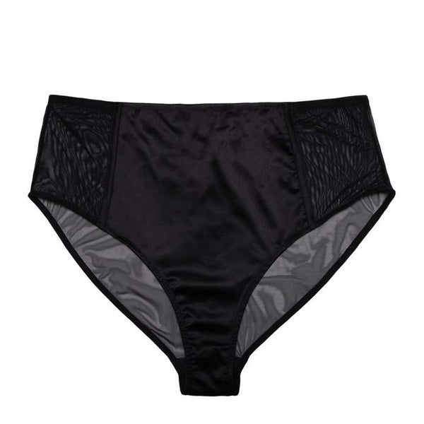 Gabi Fresh Aysha Black Lace Up High Waist Brief