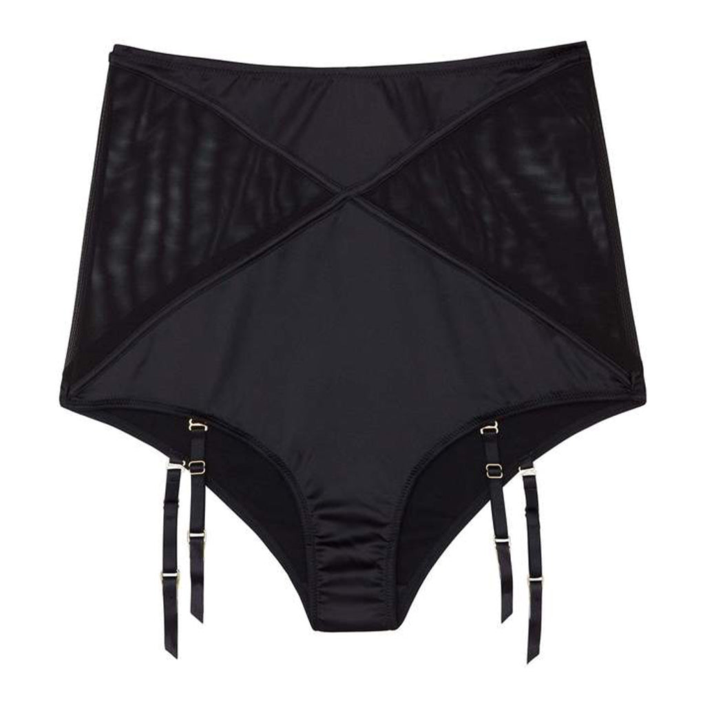 Playful Promises Aurora Mesh & Satin High Waist Brief