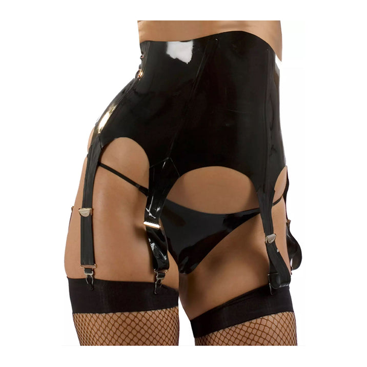 Honour Latex 6 Strap Suspender Belt