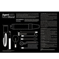 Kinklab Agent Noir Electro Erotic Neon Wand Kit