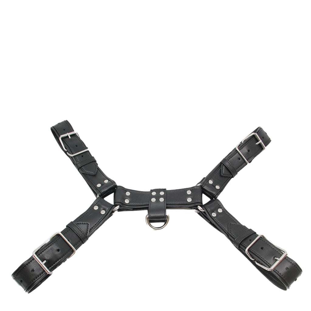 Love in Leather Vegan Bulldog Chest Harness