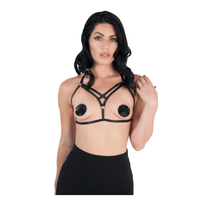 Love in Leather V-Neck Body Harness