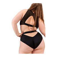 La Fille D'O Bunny Black High Waist Brief