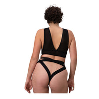 La Fille D'O Exactitude Black Ouvert Brief