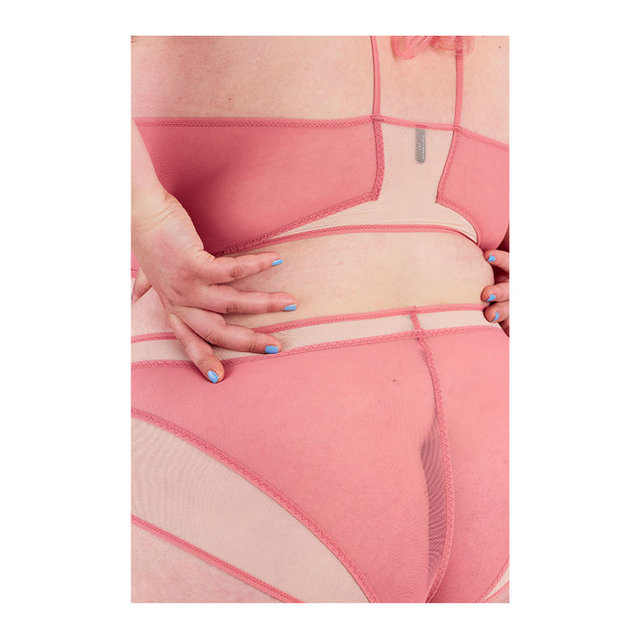 La Fille D'O Once Pink High Waist Brief
