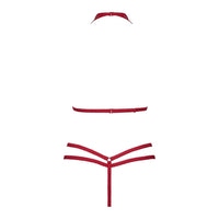 Maison Close Red Harness & Thong Set