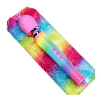 Le Wand All That Glimmers Petite Rechargeable Massager Rainbow