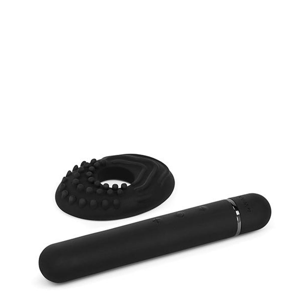 Le Wand Baton Vibrator Chrome Black