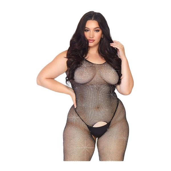 Leg Avenue Dare Me Crystalized Body Stocking