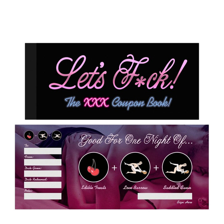 Let's F*ck! The XXX Coupon Book