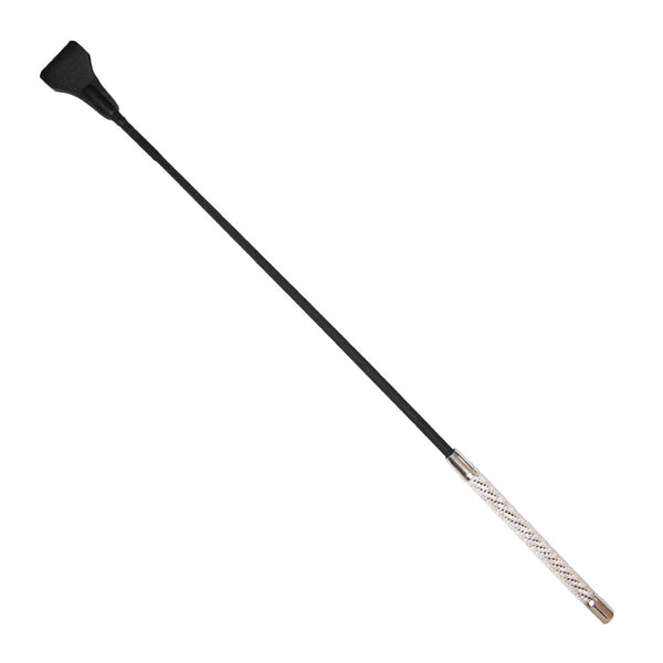 Love in Leather Diamante Handle Crop Long