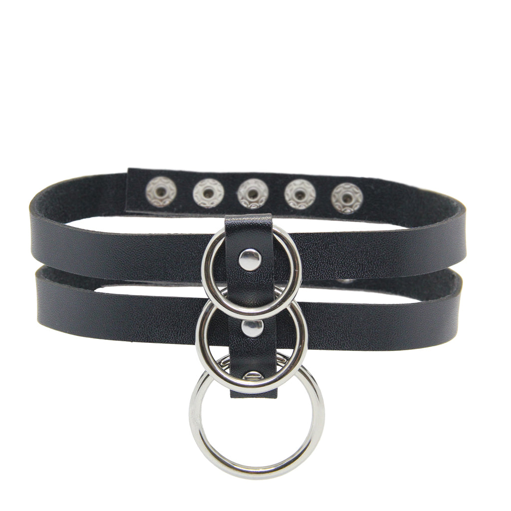 Love in Leather Double Strap Collar