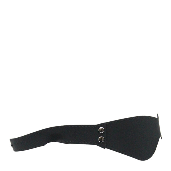 Love in Leather Silicone Blindfold