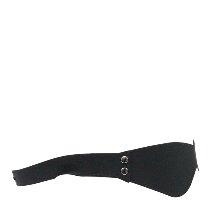 Love in Leather Silicone Blindfold