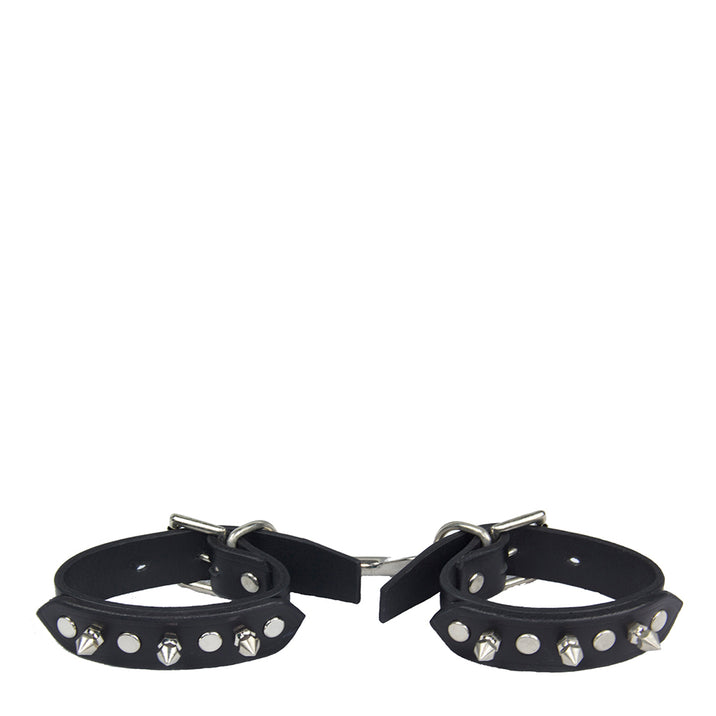 Love in Leather Spiked Wrist Cuffs