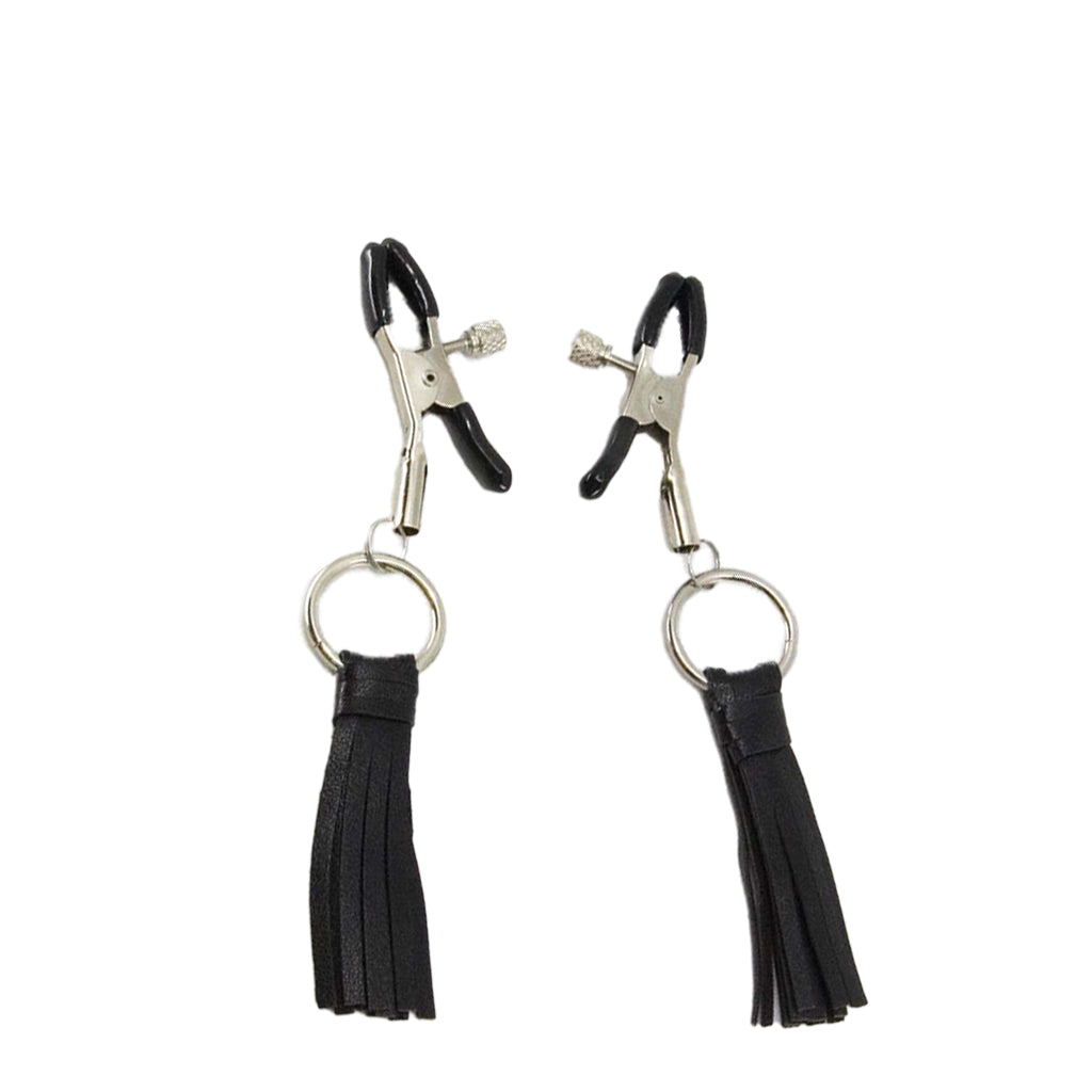 Love in Leather Tassel Nipple Clamps