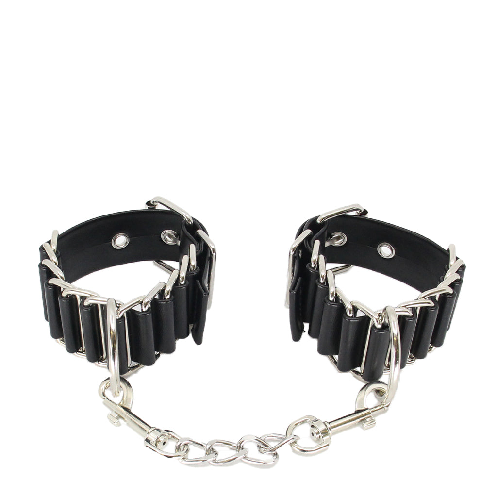 Love in Leather Woven Ankle Cuffs