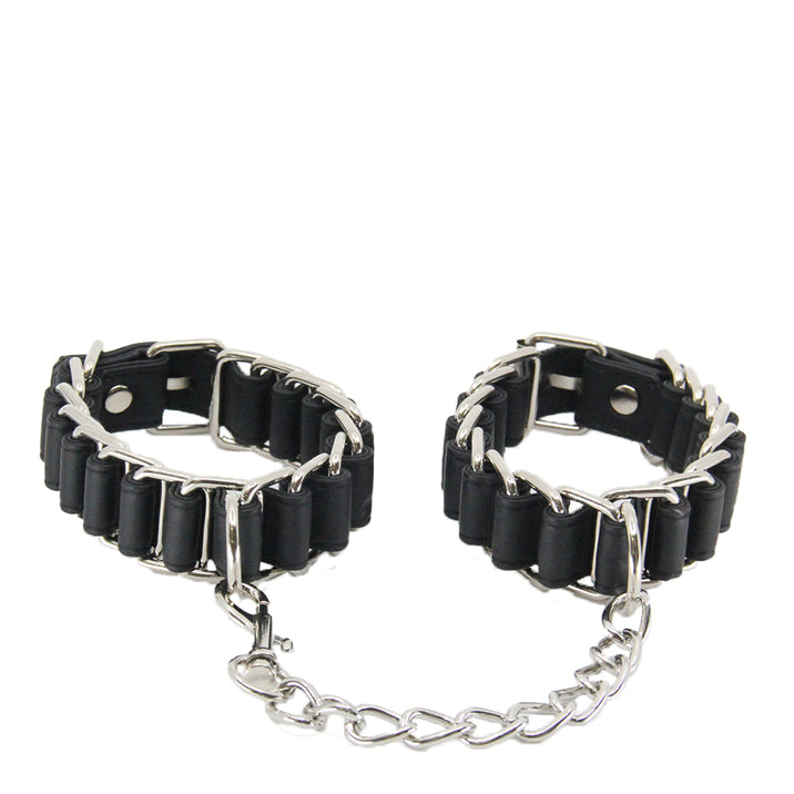 Love in Leather Woven Wrist Cuffs