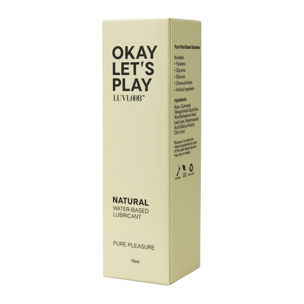 Luvloob Okay Lets Play Water Based Lubricant 75ml