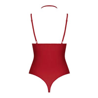 Maison Close Le Petit Secret Open Chest Red Bodysuit