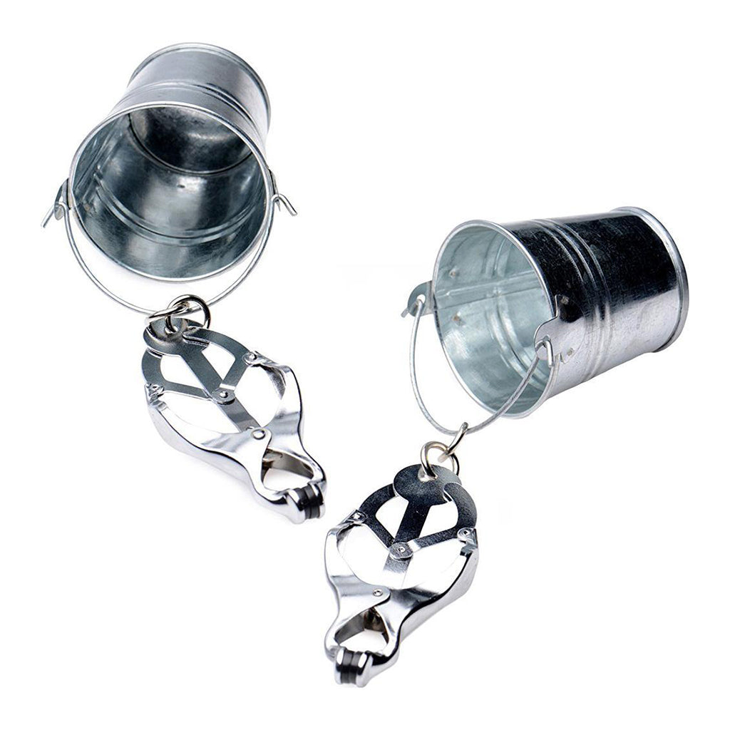 Master Series Monarch Nipple Clamps with Buckets
