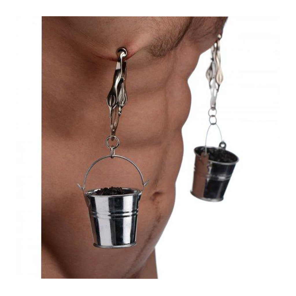 Master Series Monarch Nipple Clamps with Buckets