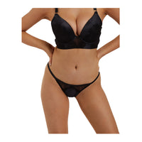 Playful Promises Melina Black Tanga Panty