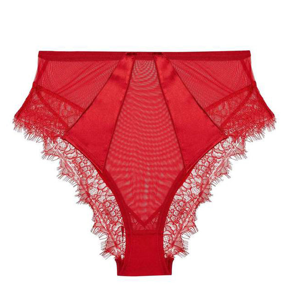 Playful Promises Melina Red High Waist Brief