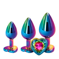 Rear Assets 3 Piece Rainbow Metal Plug Kit