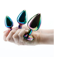 Rear Assets 3 Piece Rainbow Metal Plug Kit