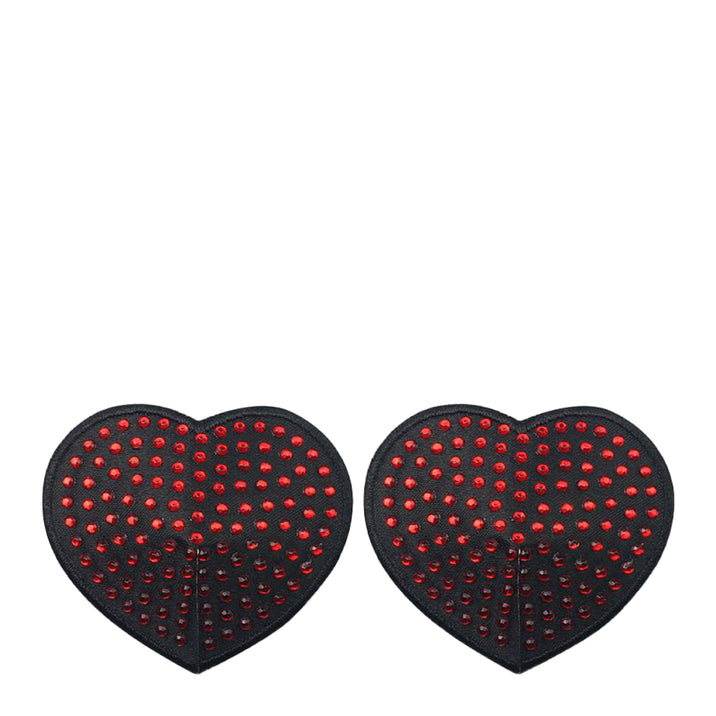 Red Diamond Heart Nipple Pasties