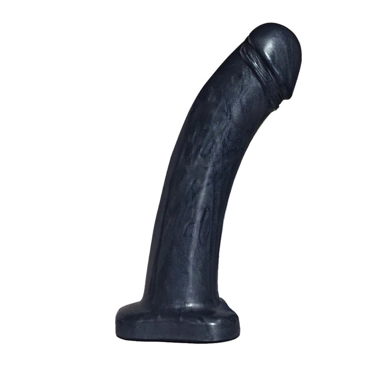 RodeoH Black Pearlescent Silicone Dildo