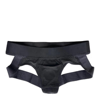 RodeoH Black & Red Jock Harness