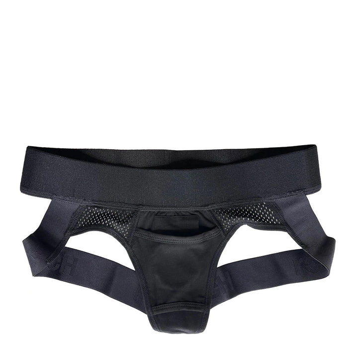 RodeoH Black & Red Jock Harness