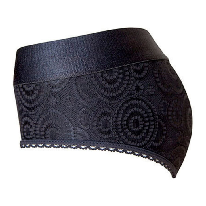 RodeoH Crotchless Lace Panty Harness Black