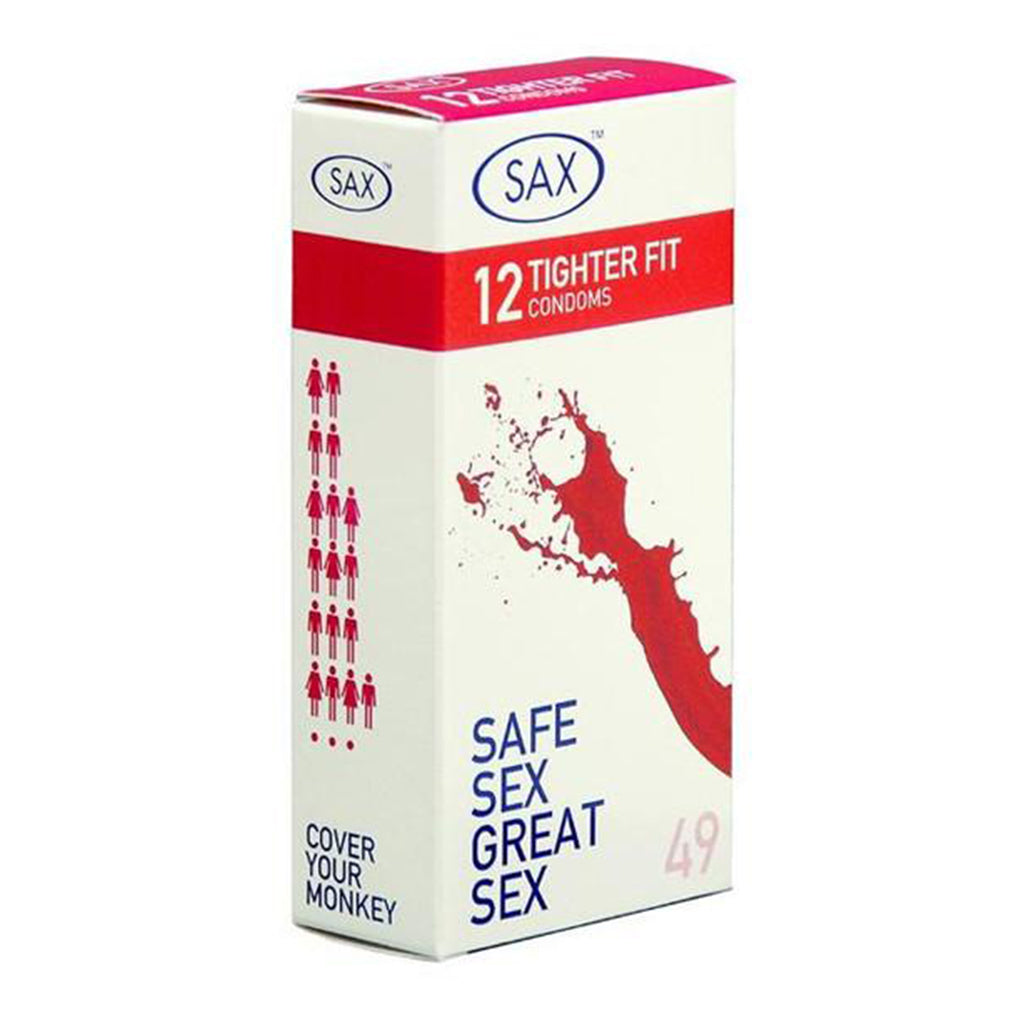SAX Condoms 12s Tighter Fit 49mm