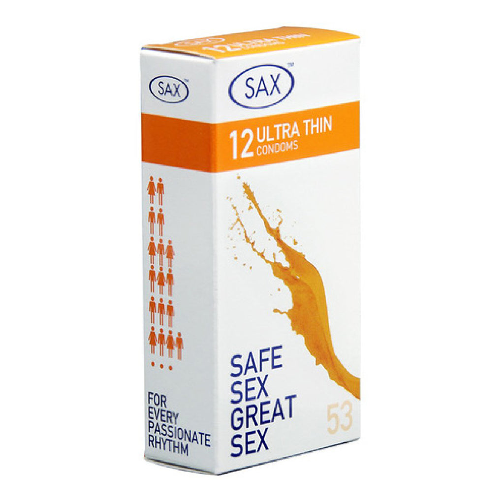 SAX Condoms 12s Ultra Thin 53mm
