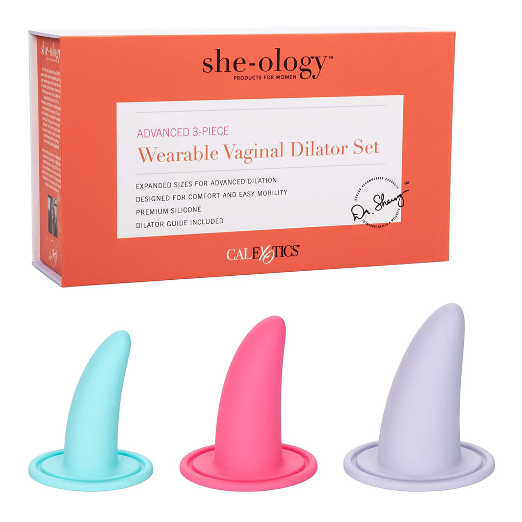 She-ology 3 Piece Advanced Wearable Vaginal Dilator Set