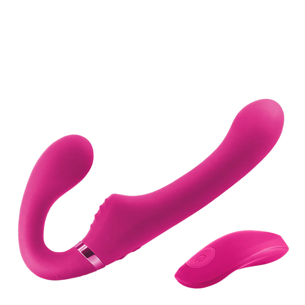 Shi Shi Midnight Rider Vibrating Strapless Strap On