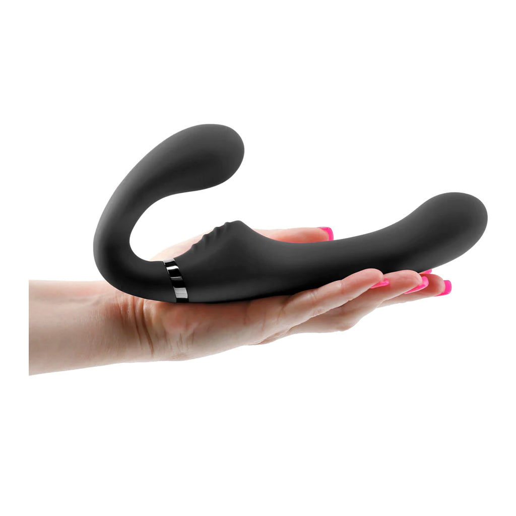 Shi Shi Midnight Rider Vibrating Strapless Strap On
