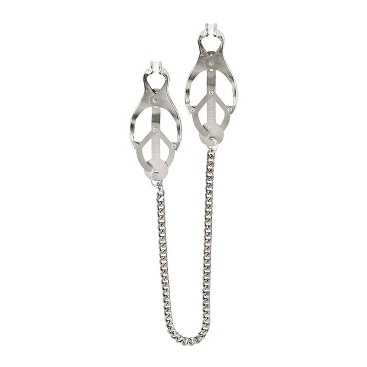 Spartacus Butterfly Nipple Clamps with Jewel Chain