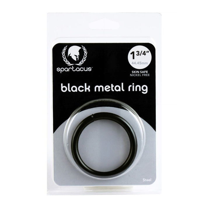 Spartacus Black Steel Cock Ring